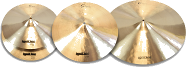 Ignition 3 Piece Cymbal Pack 14/16/20